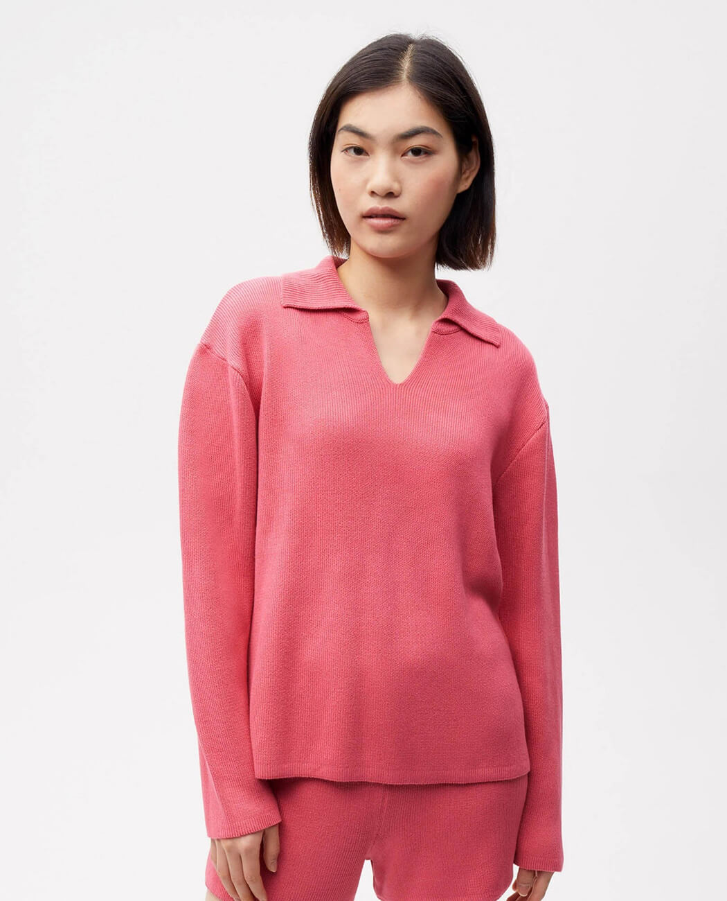 Women Open Collar Sweaters